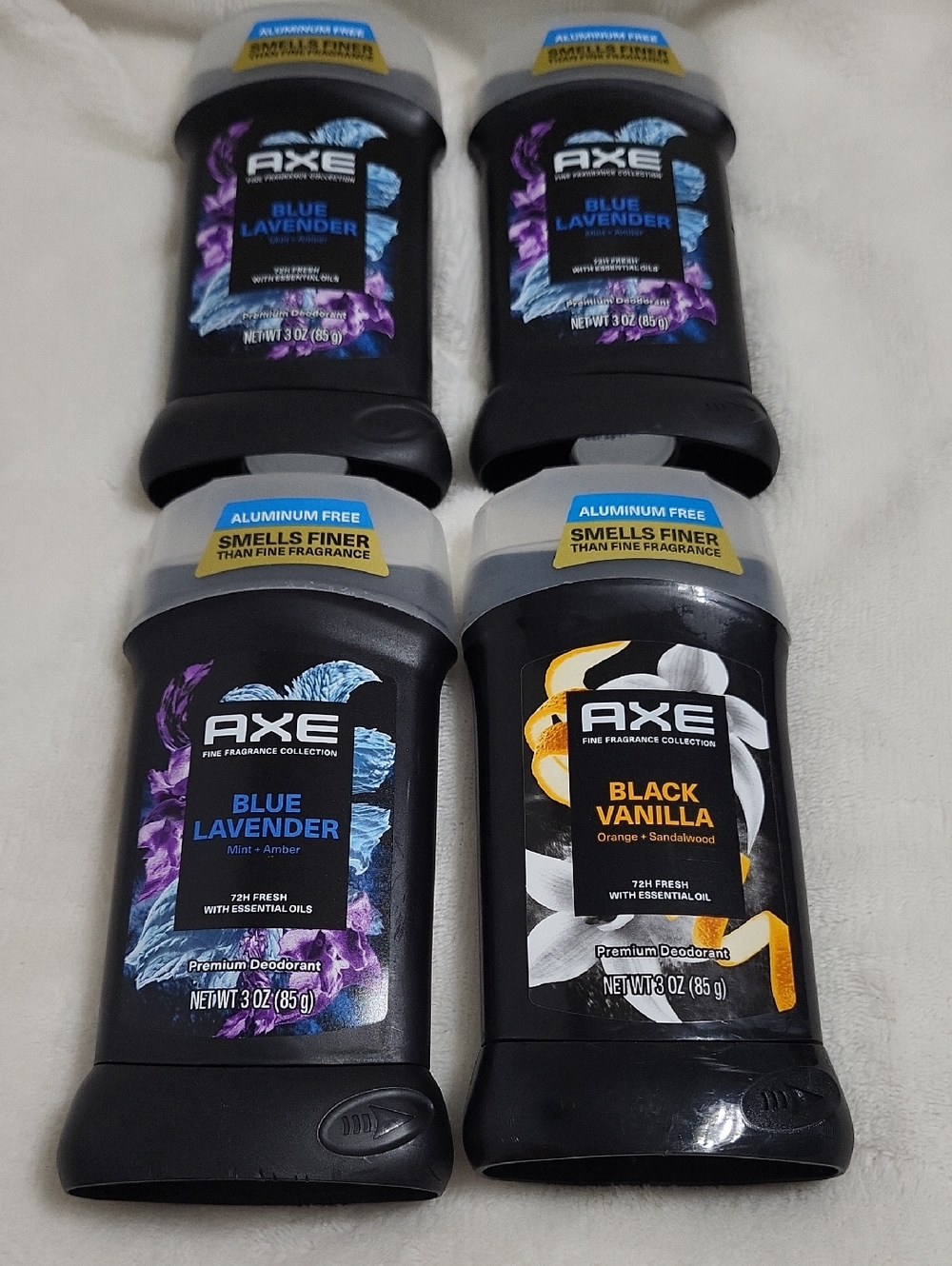 AXE Blue Lavender & Black Vanilla Deodorant Sticks - Black